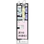 ルクレイル西桜の間取り画像