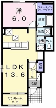 ル・プランタンⅡの間取り画像