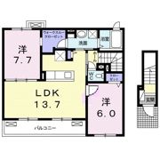 エヴァーグリーン土屋の間取り画像