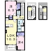 ル レーヴの間取り画像
