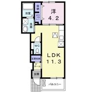 エスペランザ茶屋の原の間取り画像