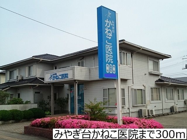 近くのみやぎ台かねこ医院まで300m（徒歩4分）