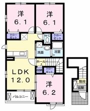 ヴィラ・アルバーダ Aの間取り画像