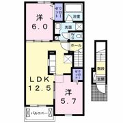 サンヒルズBの間取り画像