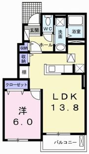 ルミノース・レジューネⅡの間取り画像