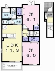 ルミノース・レジューネⅡの間取り画像
