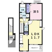 エスポワール住吉の間取り画像