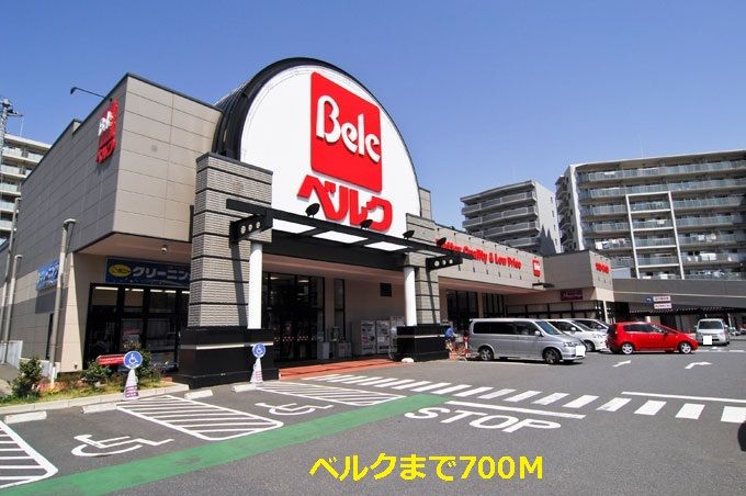 近くのベルクまで700m(徒歩9分)