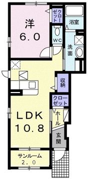 アマポーラBの間取り画像