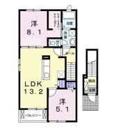 クオレッティ Eの間取り画像