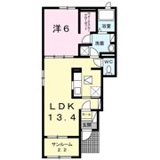 ハピネスの間取り画像