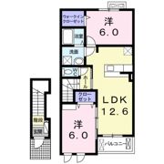 ルガルボニート Ⅱの間取り画像
