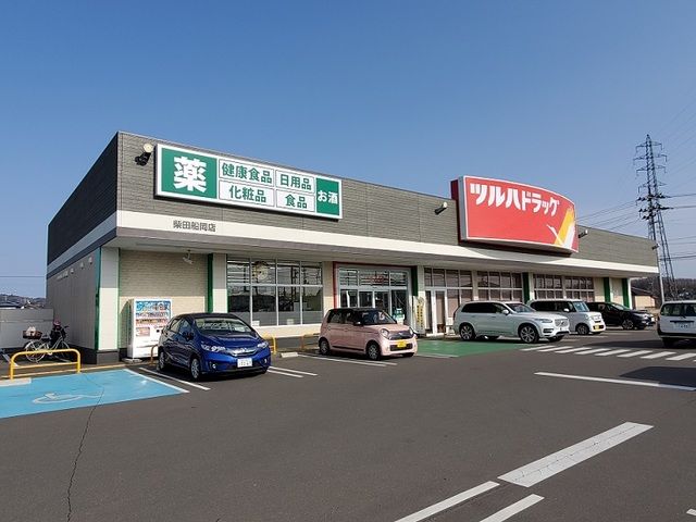 近くのツルハドラッグ柴田船岡店まで800m（徒歩10分）