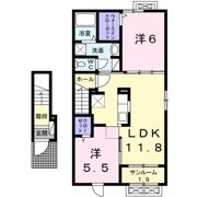 パレ オータムの間取り画像