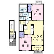 ボヌール源の間取り画像