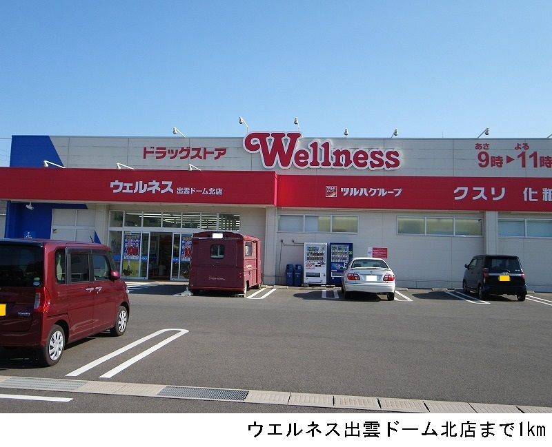 近くのウエルネス出雲ドーム北店まで1,000m(徒歩13分)