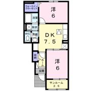 クラウド下市 Bの間取り画像