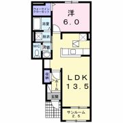 シャローム アーク瑠璃の間取り画像