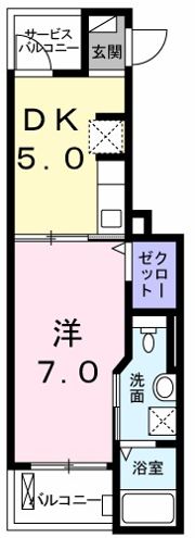 カルフールの間取り画像