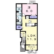 ルーナリア Ⅱの間取り画像