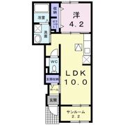 ルーナリア Ⅲの間取り画像