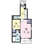 メルシーKの間取り画像