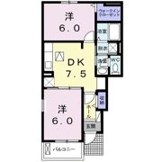 CROWN VILLA Ⅰの間取り画像