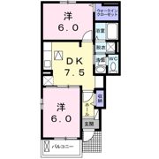 CROWN VILLA Ⅲの間取り画像
