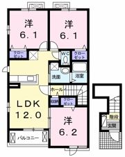 エスポワールの間取り画像