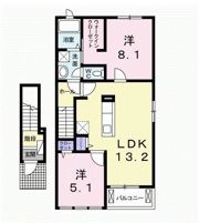 レジデンス M－Ⅰの間取り画像