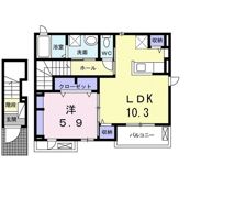 フラン フィオーレⅠの間取り画像