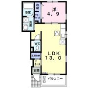 パルム・リジェールの間取り画像