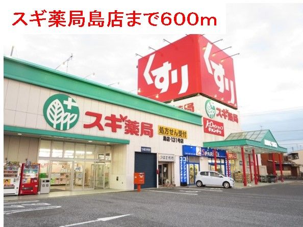 近くのスギ薬局　島店まで600m（徒歩8分）