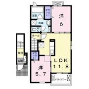 プラム フォレスト Aの間取り画像