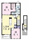 グラッディネス Aの間取り画像