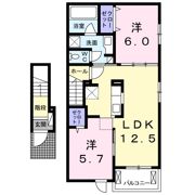 メゾン・アベニールの間取り画像