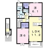 エアリーガーデンⅥの間取り画像