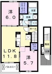 チェリーブロッサムⅢの間取り画像