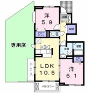 ベルグランⅡの間取り画像