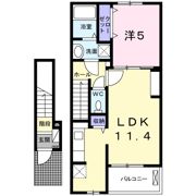 ナリッシュメゾンCの間取り画像