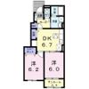 ブリーゼ楓Ⅱ Bの間取り画像