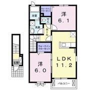 カーサビオラの間取り画像