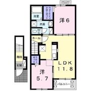 サブポケット Ⅱの間取り画像