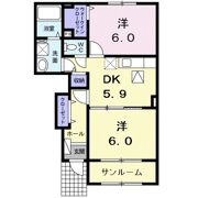 ルトゥールの間取り画像