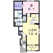 ベルアルモニー Ⅴの間取り画像