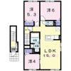 YHアジュール コリーヌの間取り画像