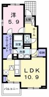 グリーン・ヒルズ Gの間取り画像