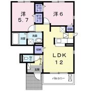 グランデ喜里の間取り画像