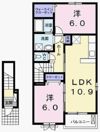 マーレ伊保崎Ⅱの間取り画像