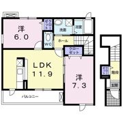 グランメゾン広沢Ⅰの間取り画像